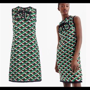 J. Crew Silk Ratti Print Shift Dress, 12